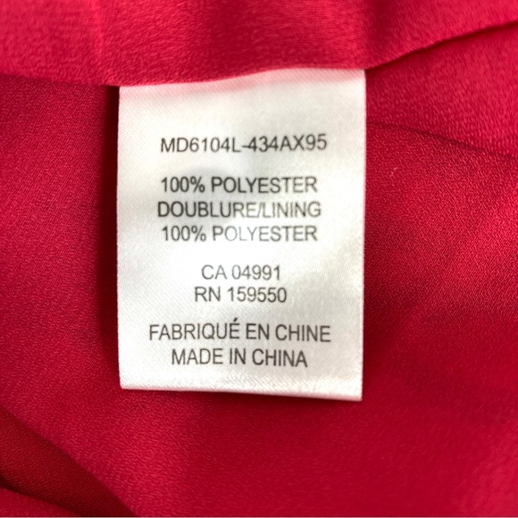 Eliane Rose smocked 3/4 sleeve pink floral print dress sz Med - Picture 5 of 14